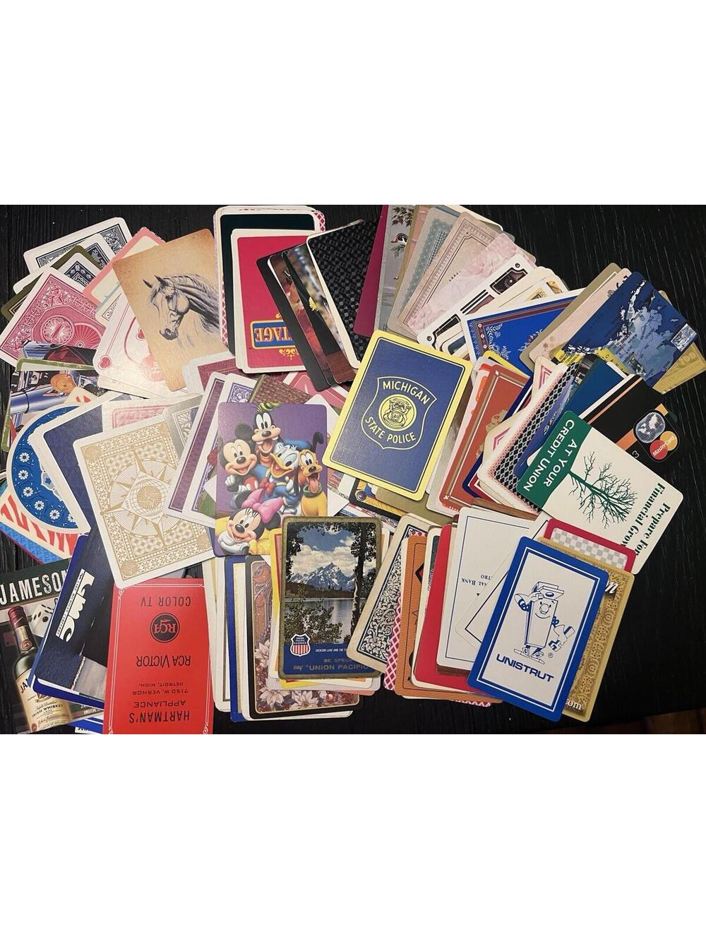 Single Playing Card Lot- 239 Vintage To Modern Swap  Collectible